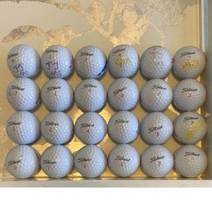 24 Used Titleist TruFeel Golf Balls